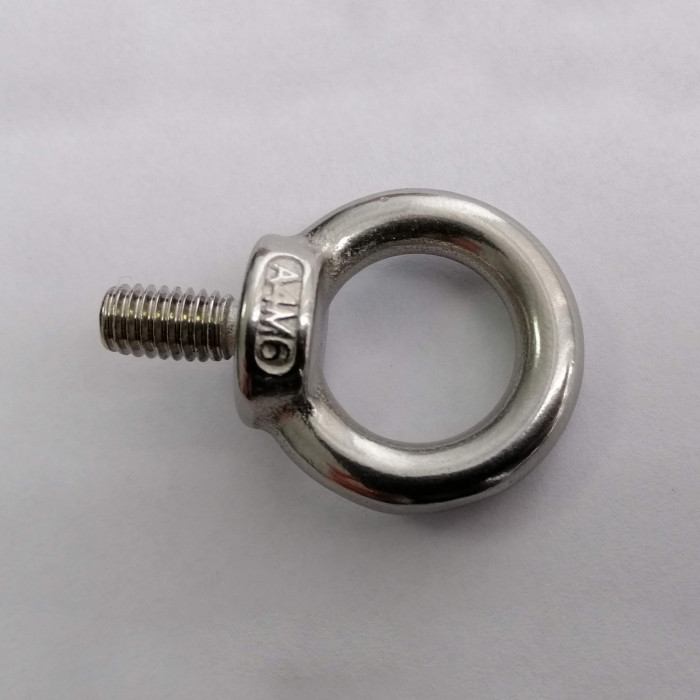 Рим-болт нержавіючий DIN 580 М8 А4
