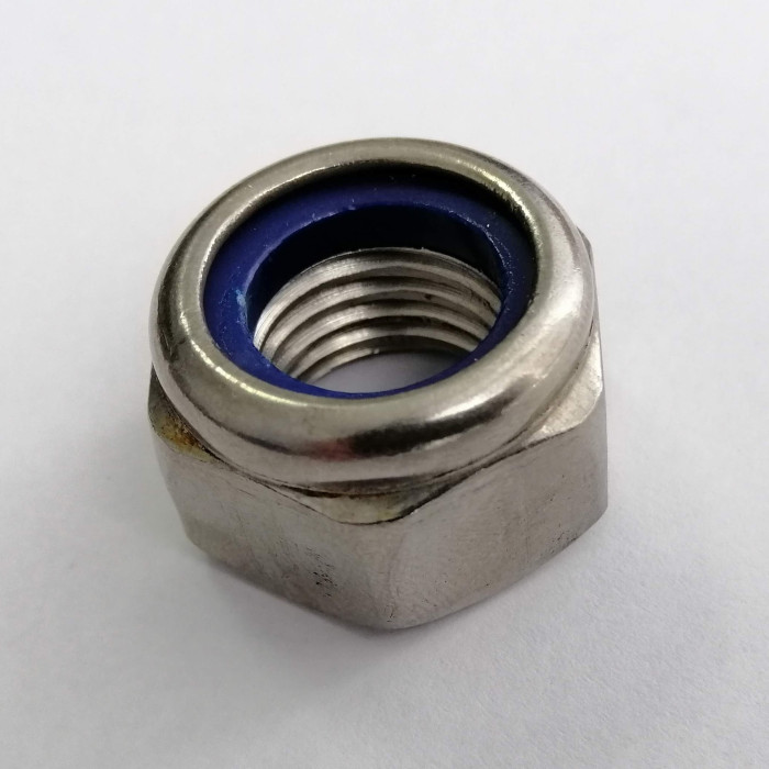 Гайка самоконтрольна нержавіюча DIN 985 М16x1,5 А2
