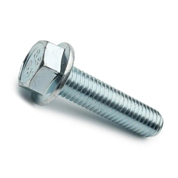 Болт с шестигранной головкой и фланцем DIN 6921 М12x40 высокопрочный кл. 10,9 цинк ламельный