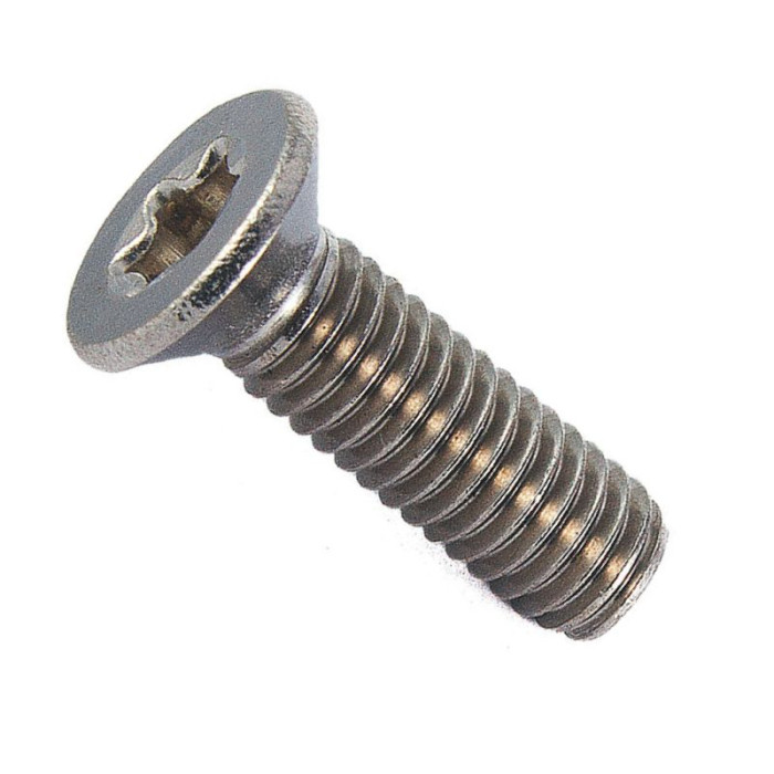 Винт нержавеющий с потайной головкой DIN 965 М6x16 А2 TX30
