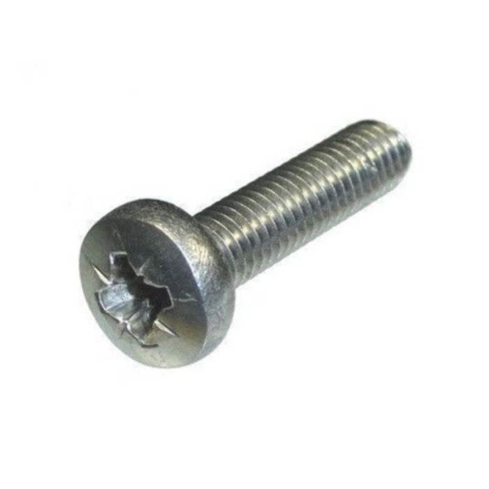 Винт нержавеющий с полукруглой головкой DIN 7985 М6x22 А4 PZ3