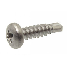 Саморіз нержавіючий з буром DIN 7504-N М4,8x13 А2 PZ2