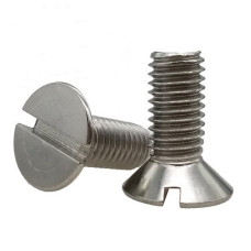 Гвинт нержавіючий з потайною головкою та прямим шліцем DIN 963 М3,5x35 А4