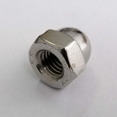 Гайка колпачковая нержавеющая DIN 1587 М12x1,25 А2