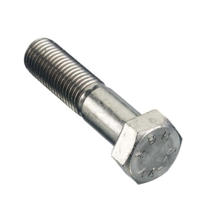 Болт с шестигранной головкой с частичной резьбой нержавеющий DIN 931 М20x100 А4