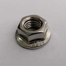 Гайка с фланцем нержавеющая DIN 6923 М8 А2 зубчаста