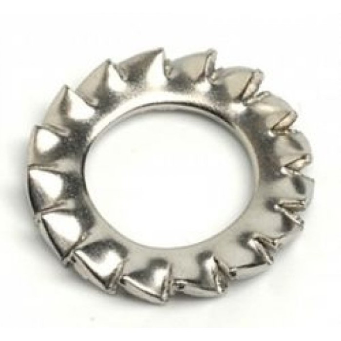 Шайба нержавіюча з насічками DIN 6798-A М20 А2