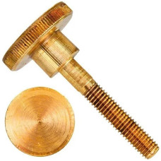 Винт с полупотайной головкой и прямым шлицем DIN 464 М6x25 латунь