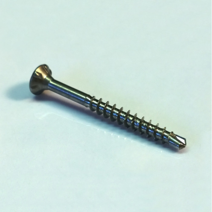 Шуруп нержавеющий с потайной головкой и буром ART 9040 d6x120/66 А2 TX25