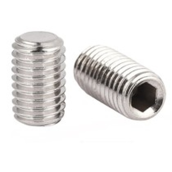 Винт нержавеющий с плоским концом DIN 913 М2x3 А4