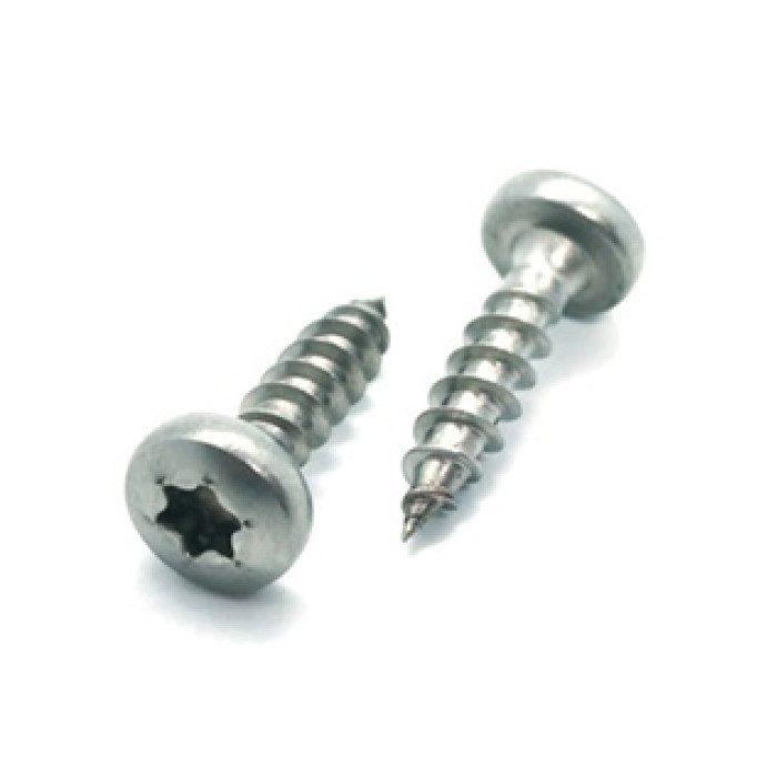 Шуруп по дереву нержавеющий с полукруглой головкой DIN 9110, ART 9048 М4x30 А2 TX20