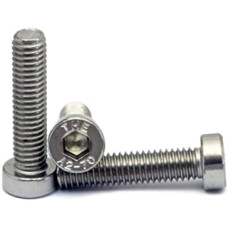 Гвинт нержавіючий з низькою циліндричною головкою під шестигранник DIN 7984 М5x70 А2