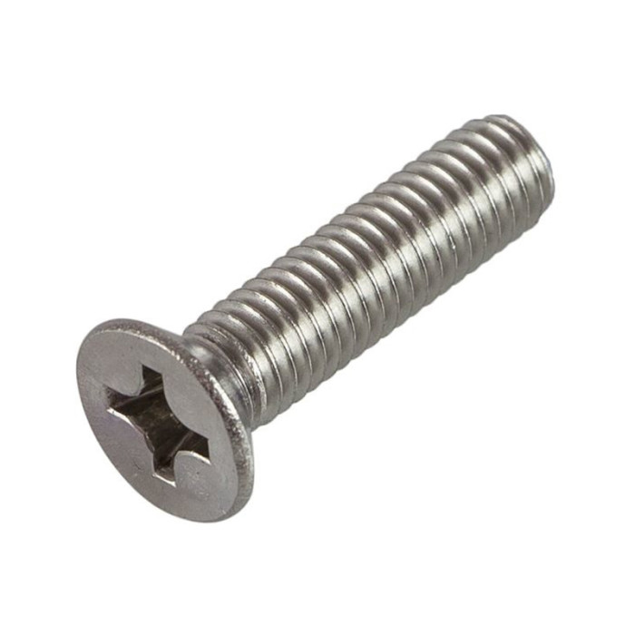 Гвинт нержавіючий з потайною головкою DIN 965 М1,6x8 А2 PH0