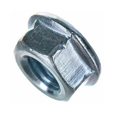 Гайка с фланцем оцинкованная DIN 6923 М10 10 платковий