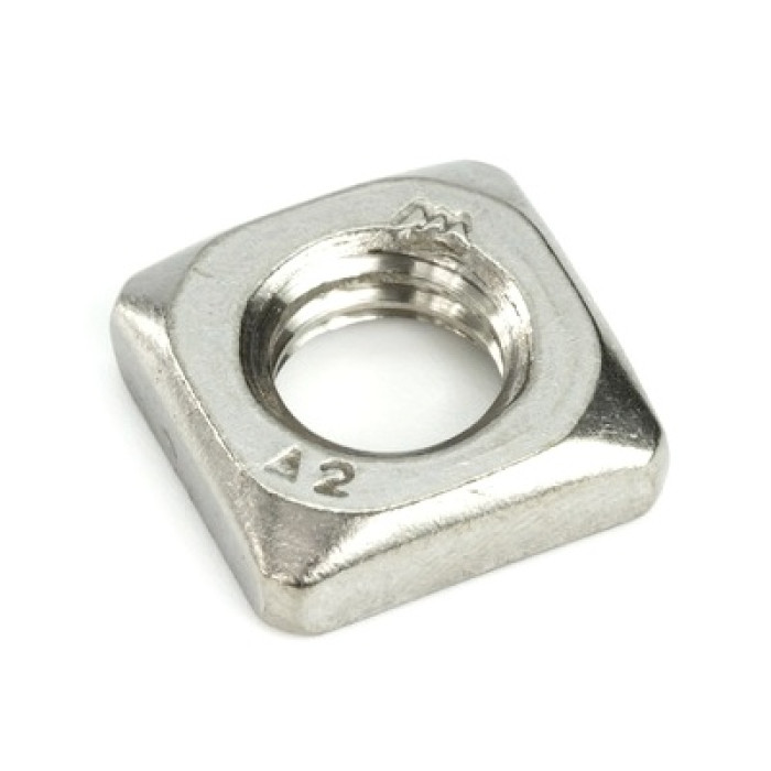 Гайка квадратная низкая нержавеющая DIN 562 М5 А4